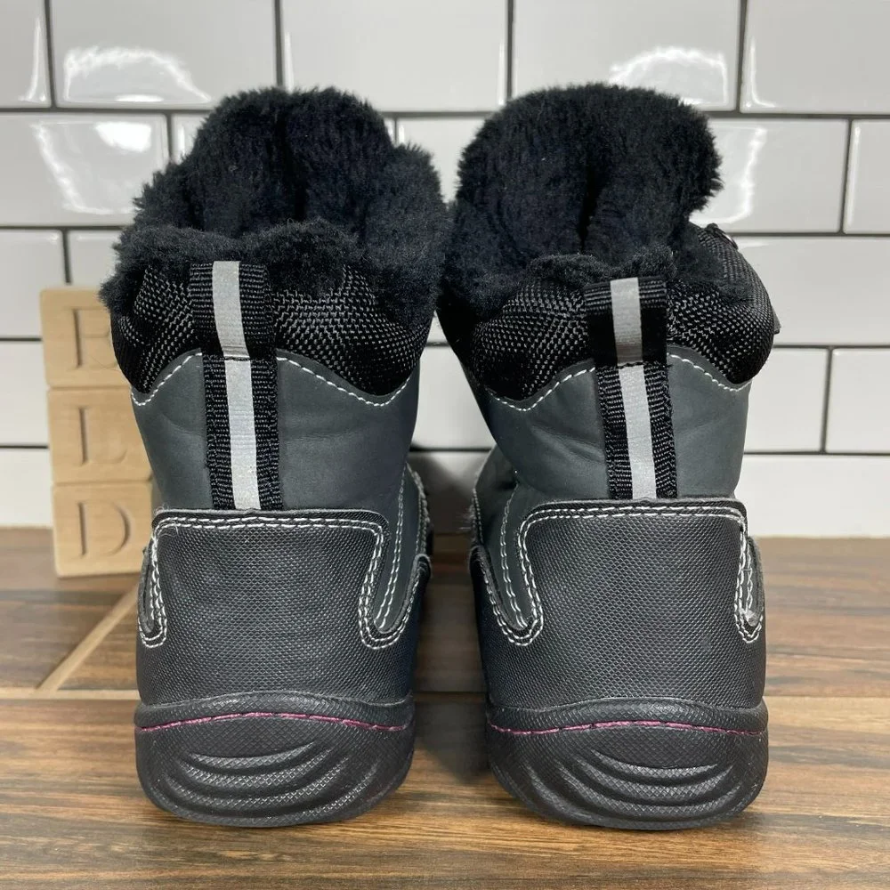 JBU by Jambu Pullman Women's Size 7 Shoes Black Vegan Faux Fur Cold Weather Boot